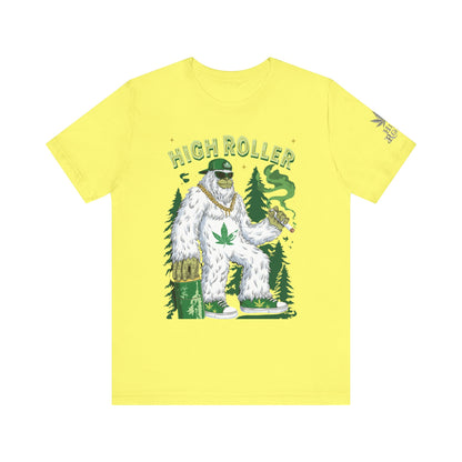 Alpine Yeti HIGH ROLLER T-Shirt - Premium Cannabis Mountain Culture Apparel