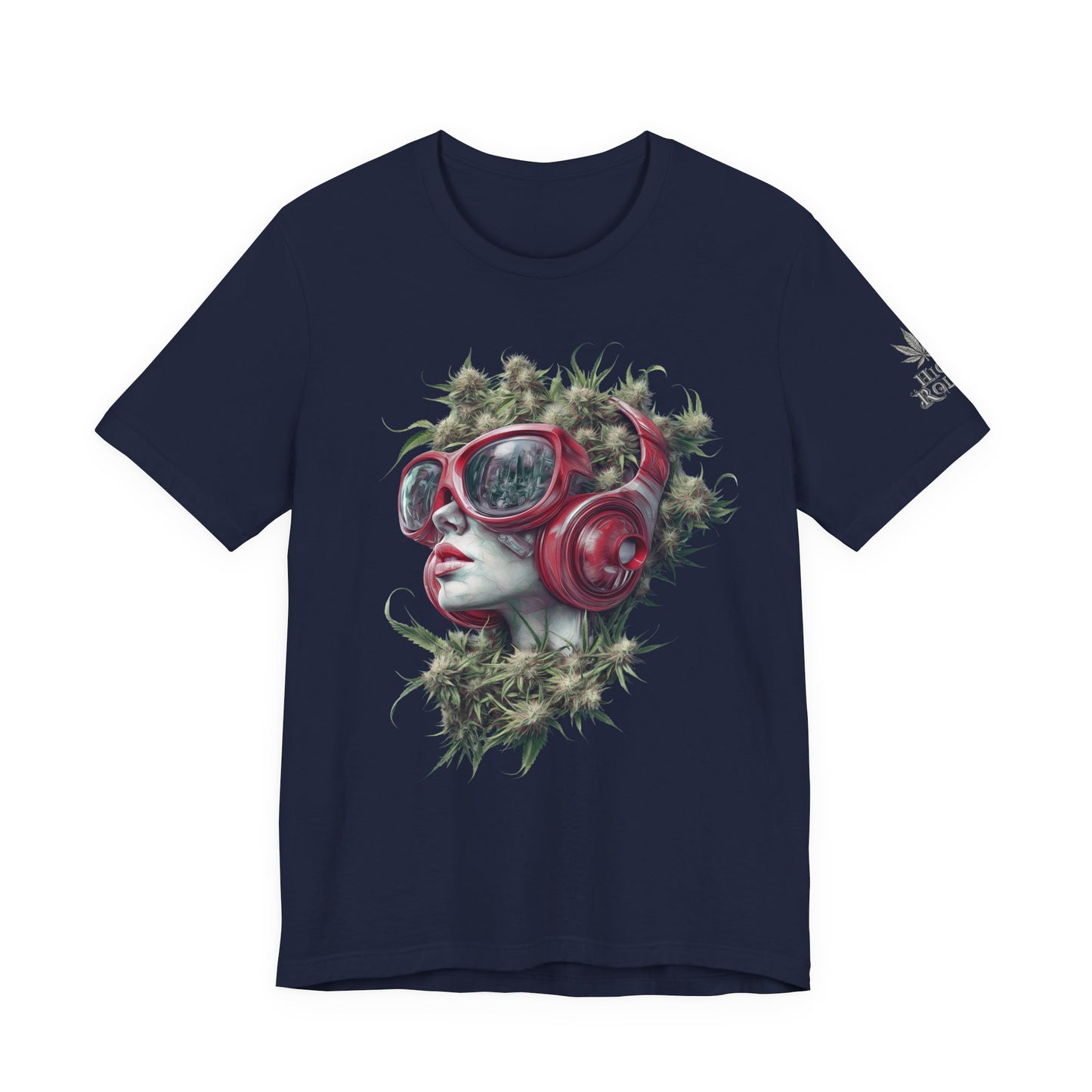 CANNABIS GODDESS TECH™ | PREMIUM FUTURISTIC ART TEE