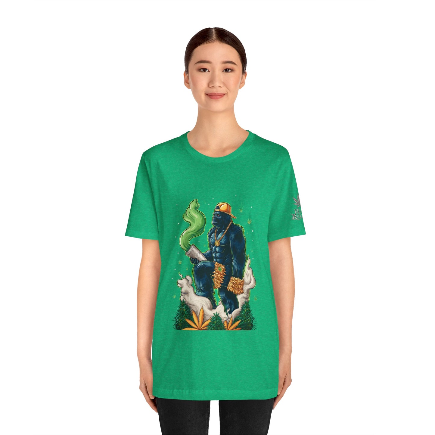 Bigfoot Cannabis Scholar T-Shirt - Premium Sasquatch 420 Lifestyle Apparel