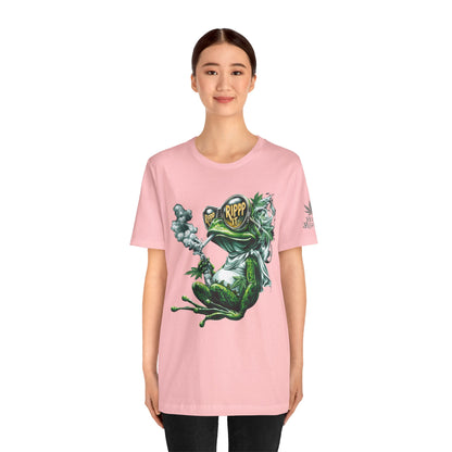 RIPPP IT Cosmic Frog Tee - Premium Airlume Cotton Cannabis Culture Streetwear