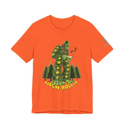 Cannabis Sasquatch Forest King T-Shirt - Premium Bigfoot 420 Lifestyle Apparel"