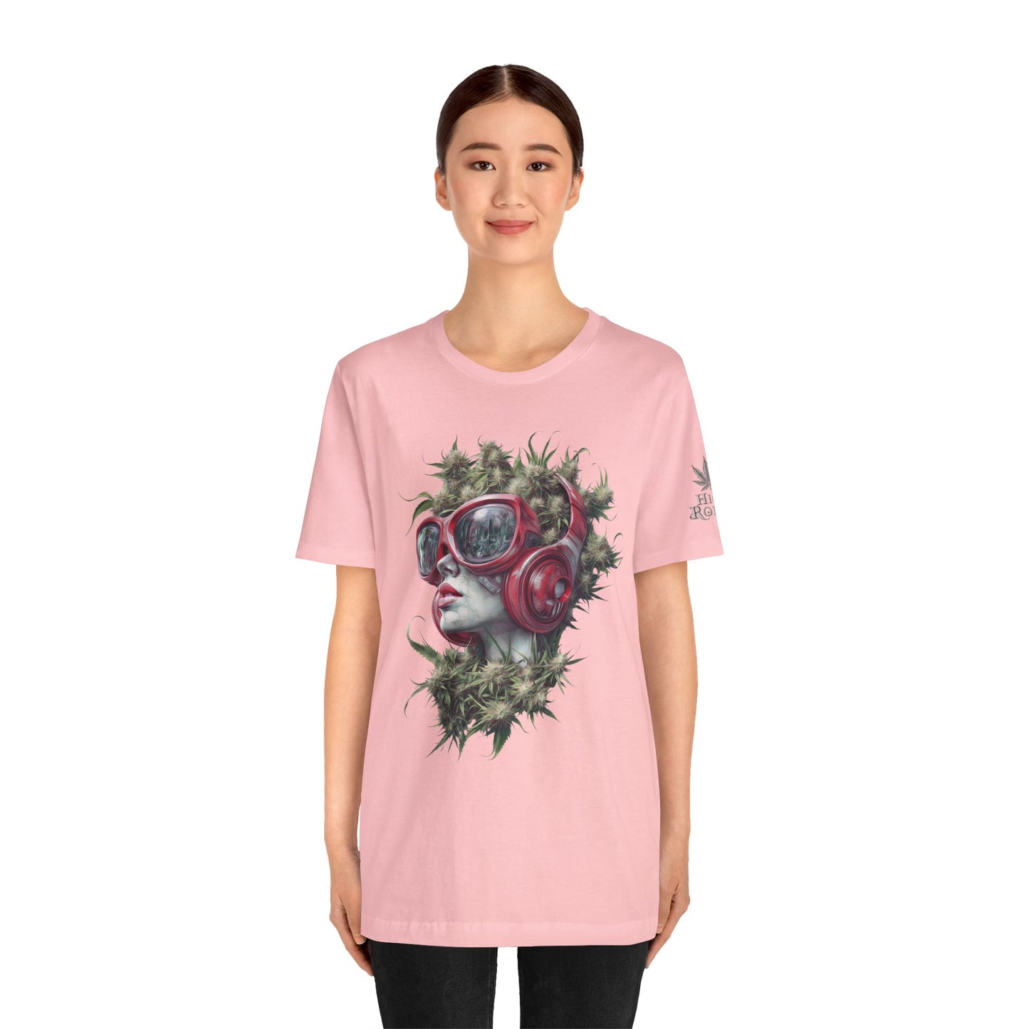 CANNABIS GODDESS TECH™ | PREMIUM FUTURISTIC ART TEE