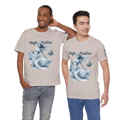 Cannabis Goddess Tee - Feminine Beauty Art Design | High Roller