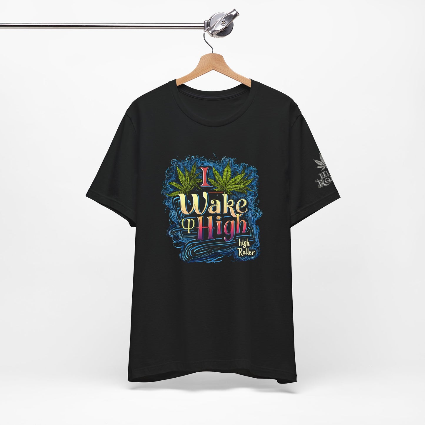 Wake Up High™ | Premium Cannabis Art Tee - Limited Edition | High Roller