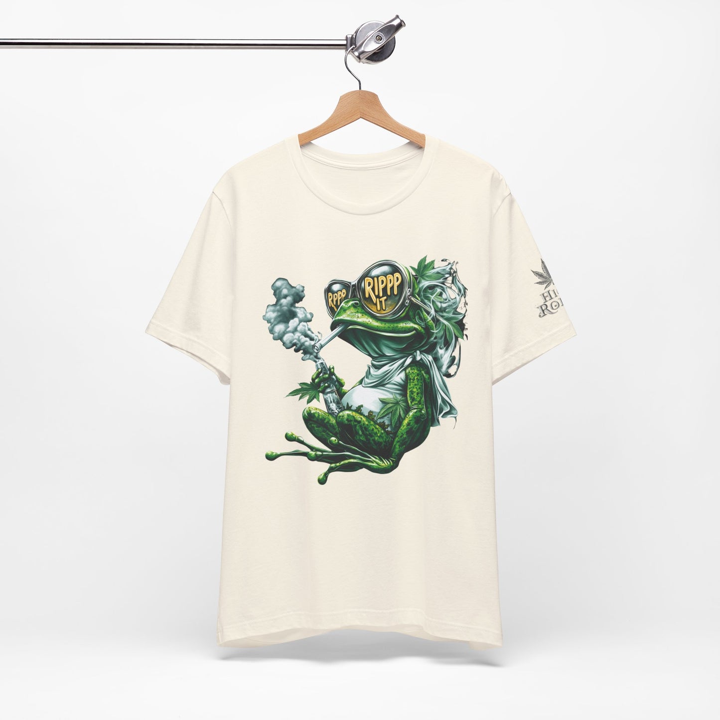 RIPPP IT Cosmic Frog Tee - Premium Airlume Cotton Cannabis Culture Streetwear