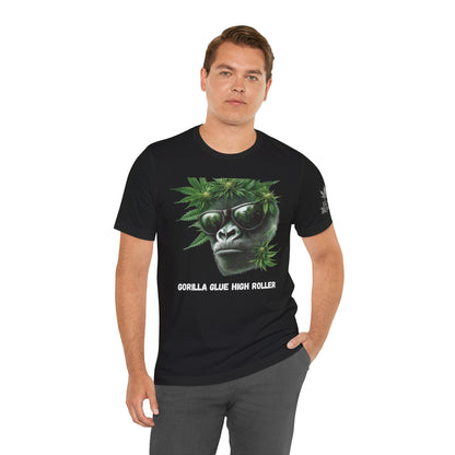 Gorilla Glue Elite Tee - Premium Airlume Cotton Cannabis Strain Culture Black Shirt
