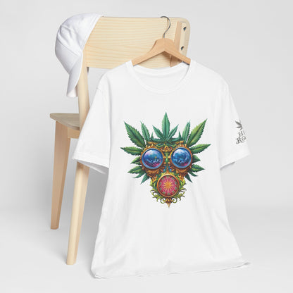Third Eye Vision T-Shirt - Premium Airlume Cotton Cannabis Kaleidoscope Art Tee