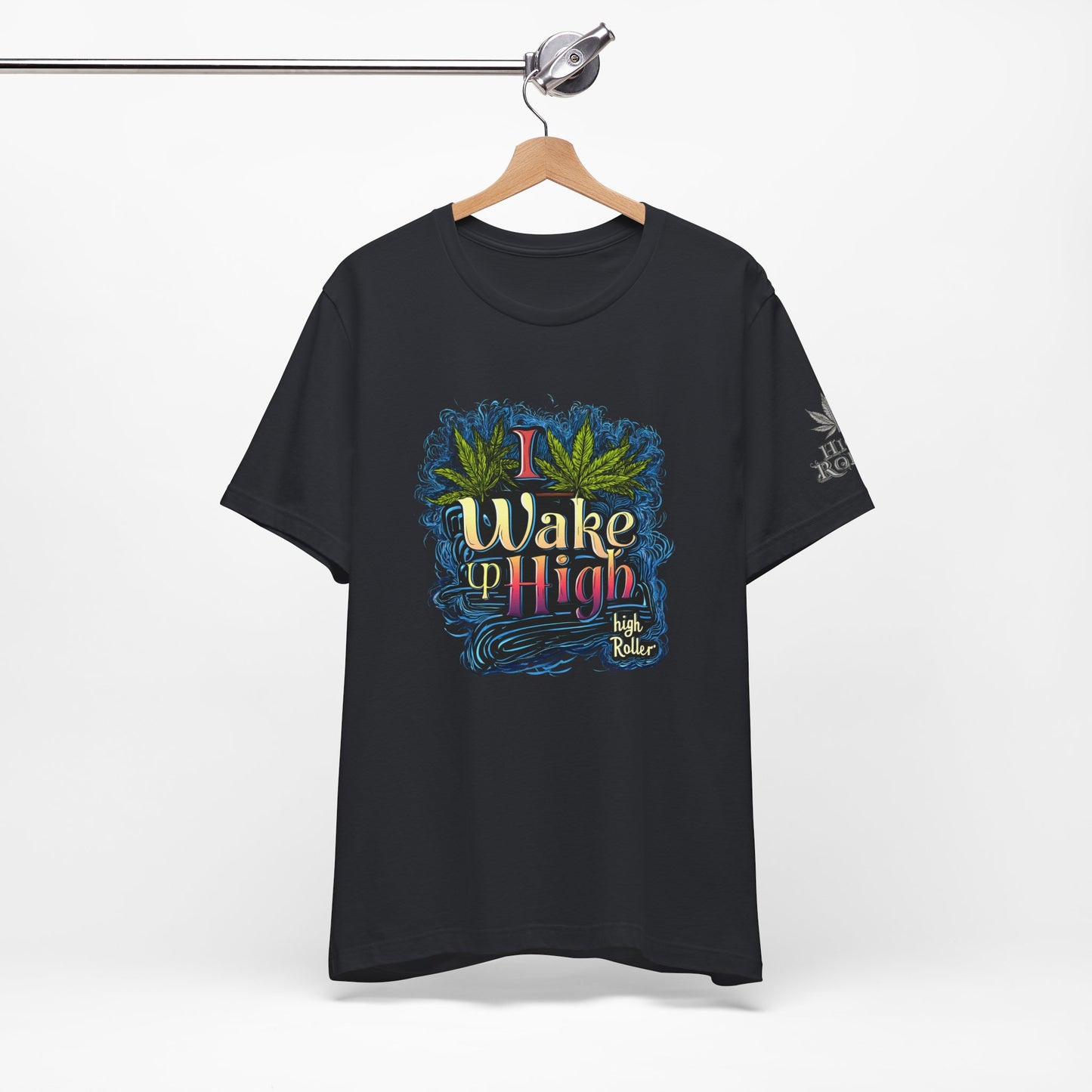 Wake Up High™ | Premium Cannabis Art Tee - Limited Edition | High Roller