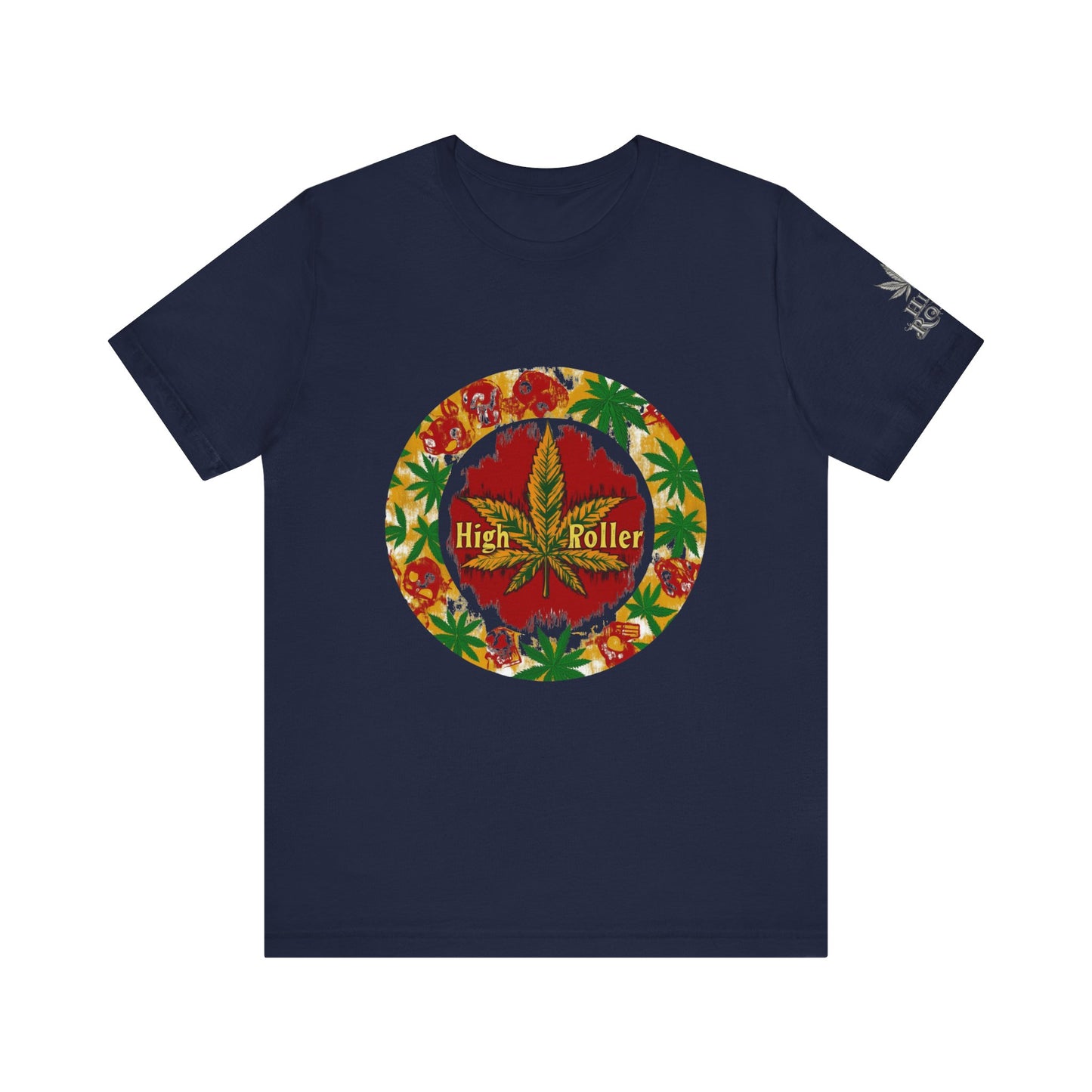 Latino Sol Tee - Premium Airlume Cotton Cannabis Culture Latin Folk Art Design