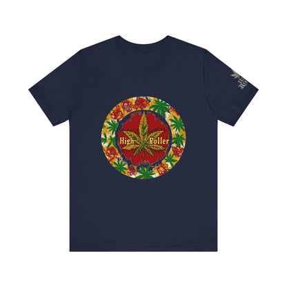 Latino Sol Tee - Premium Airlume Cotton Cannabis Culture Latin Folk Art Design