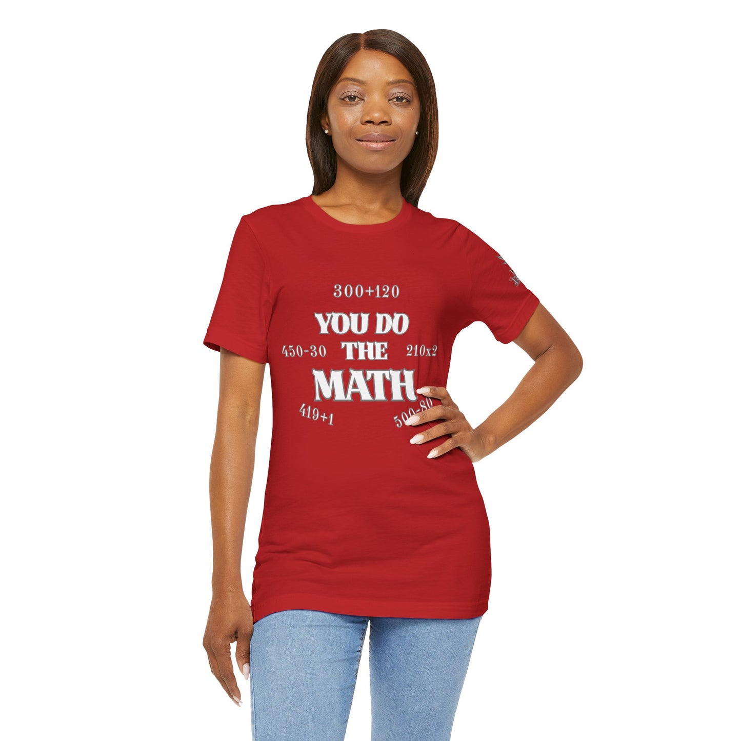 High Roller You Do The Math 420 Equations Cannabis T-Shirt - Premium Mathematical Humor Wordplay Intelligence Comedy Apparel