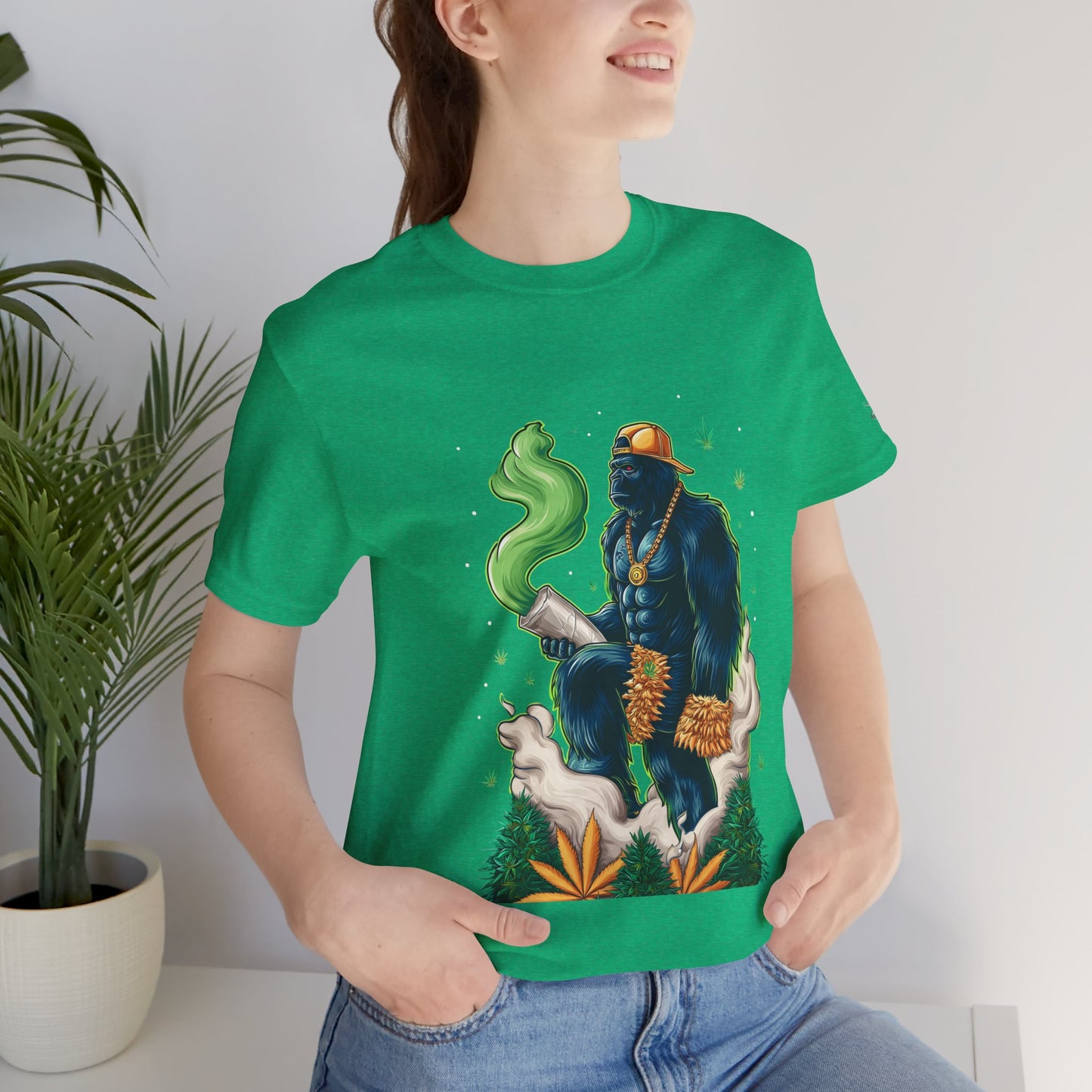 Bigfoot Cannabis Scholar T-Shirt - Premium Sasquatch 420 Lifestyle Apparel