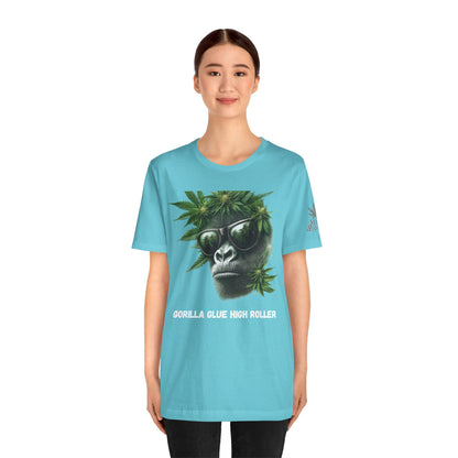 Gorilla Glue Elite Tee - Premium Airlume Cotton Cannabis Strain Culture Black Shirt
