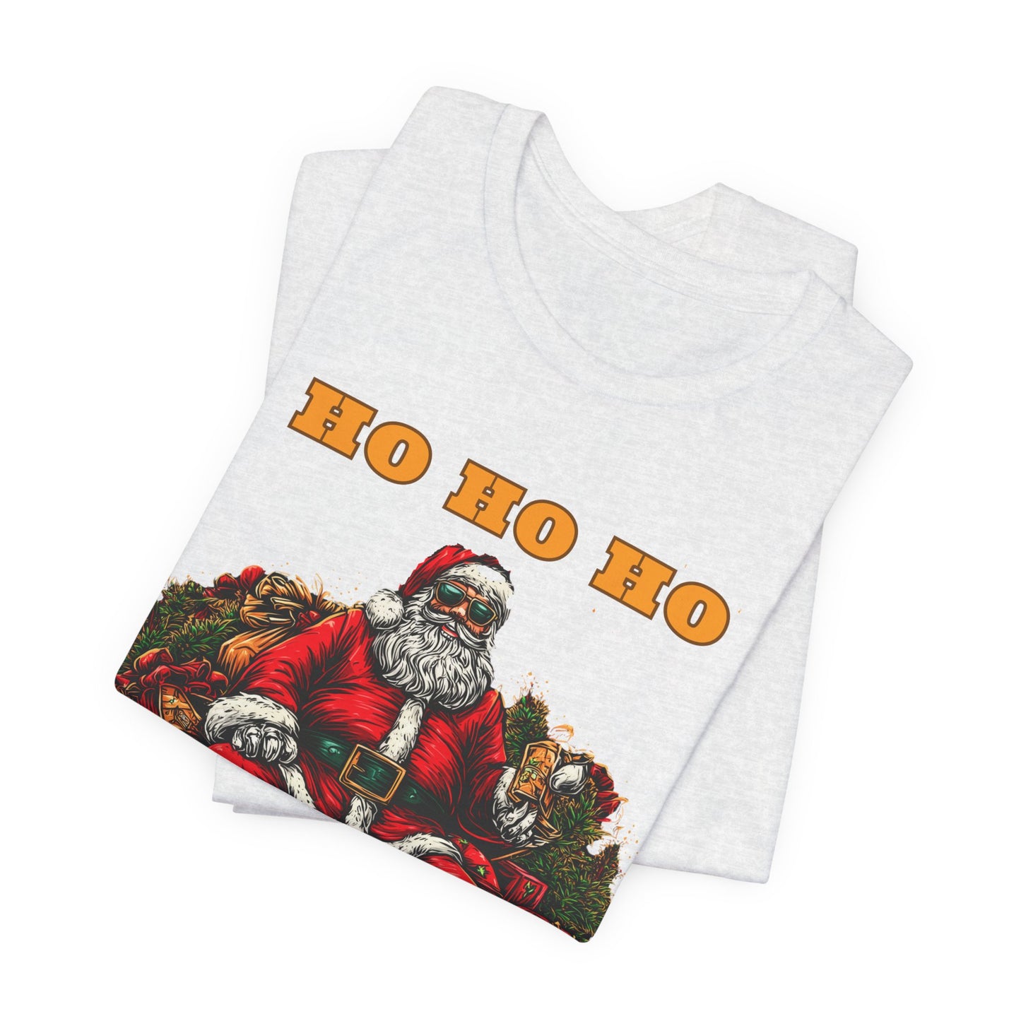 Ho Ho Ho Lot Of Weed Premium Cannabis Christmas T-Shirt