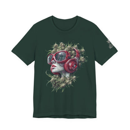 CANNABIS GODDESS TECH™ | PREMIUM FUTURISTIC ART TEE