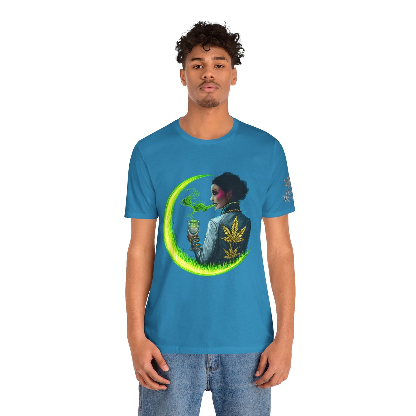 Cannabis Queen Commander T-Shirt - Premium Afrofuturistic 420 Lifestyle Apparel"