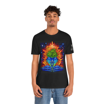 High Roller Third Eye Awakening Cannabis T-Shirt - Premium 420 Psychedelic Meditation Consciousness Expansion Spiritual Enlightenment Apparel