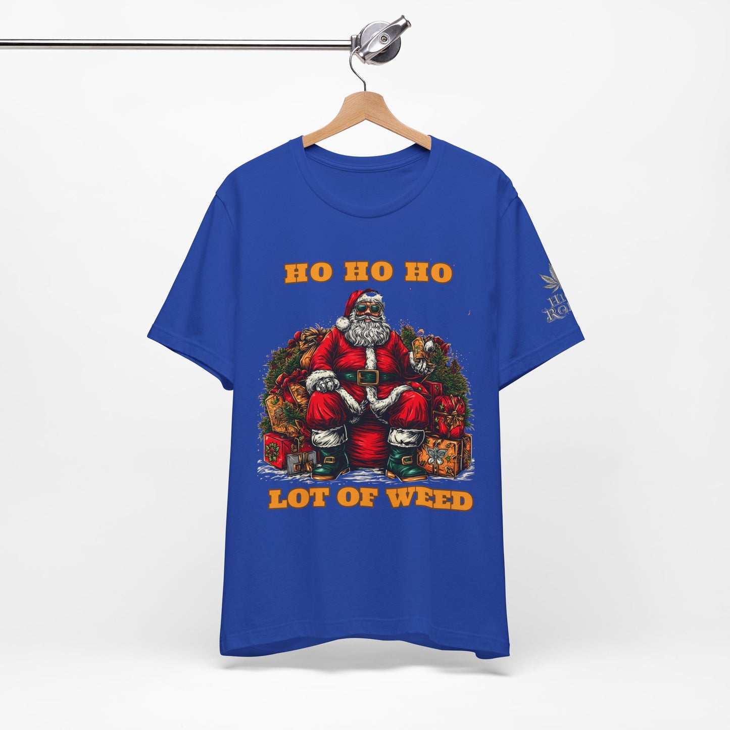 Ho Ho Ho Lot Of Weed Premium Cannabis Christmas T-Shirt