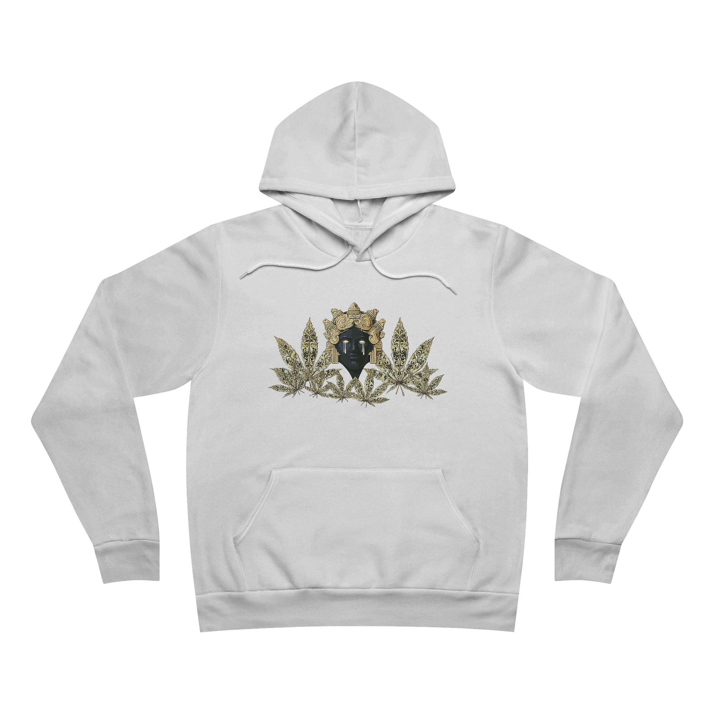 Royal Cannabis Crest 420 - Luxury Crown Shield Unisex Pullover Hoodie