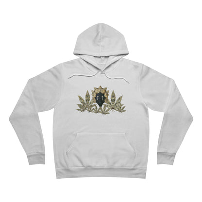 Royal Cannabis Crest 420 - Luxury Crown Shield Unisex Pullover Hoodie