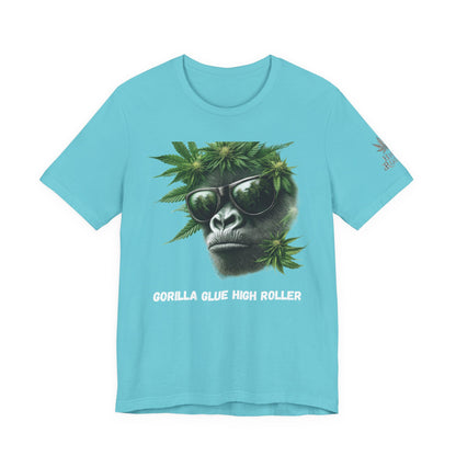 Gorilla Glue Elite Tee - Premium Airlume Cotton Cannabis Strain Culture Black Shirt