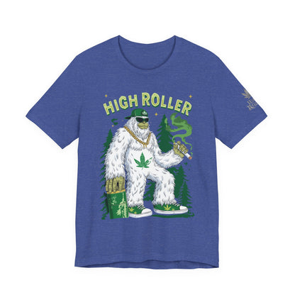 Alpine Yeti HIGH ROLLER T-Shirt - Premium Cannabis Mountain Culture Apparel