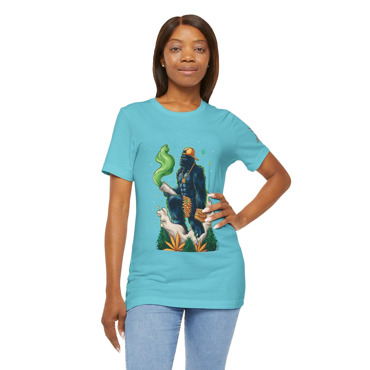 Bigfoot Cannabis Scholar T-Shirt - Premium Sasquatch 420 Lifestyle Apparel