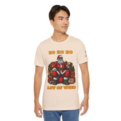 Ho Ho Ho Lot Of Weed Premium Cannabis Christmas T-Shirt