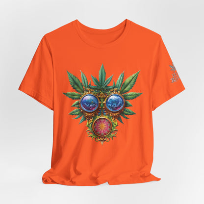 Third Eye Vision T-Shirt - Premium Airlume Cotton Cannabis Kaleidoscope Art Tee