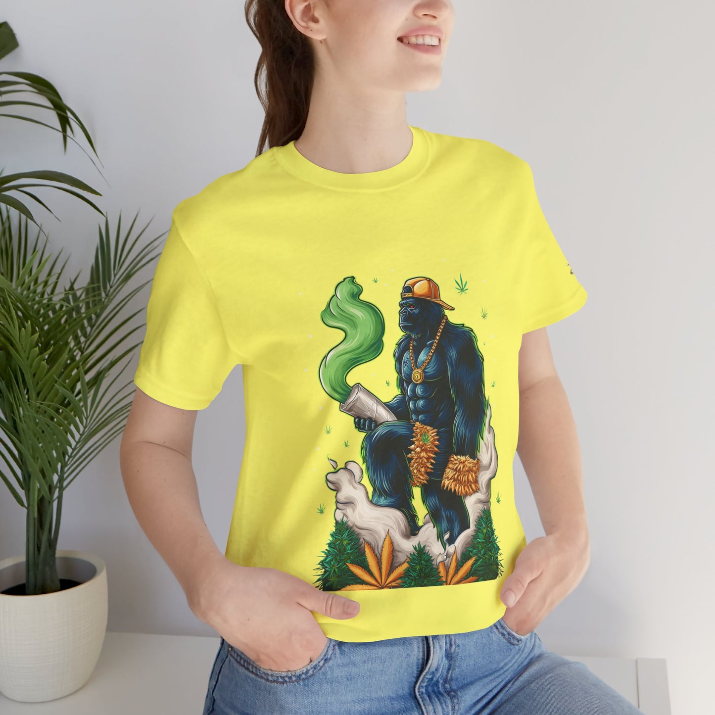 Bigfoot Cannabis Scholar T-Shirt - Premium Sasquatch 420 Lifestyle Apparel