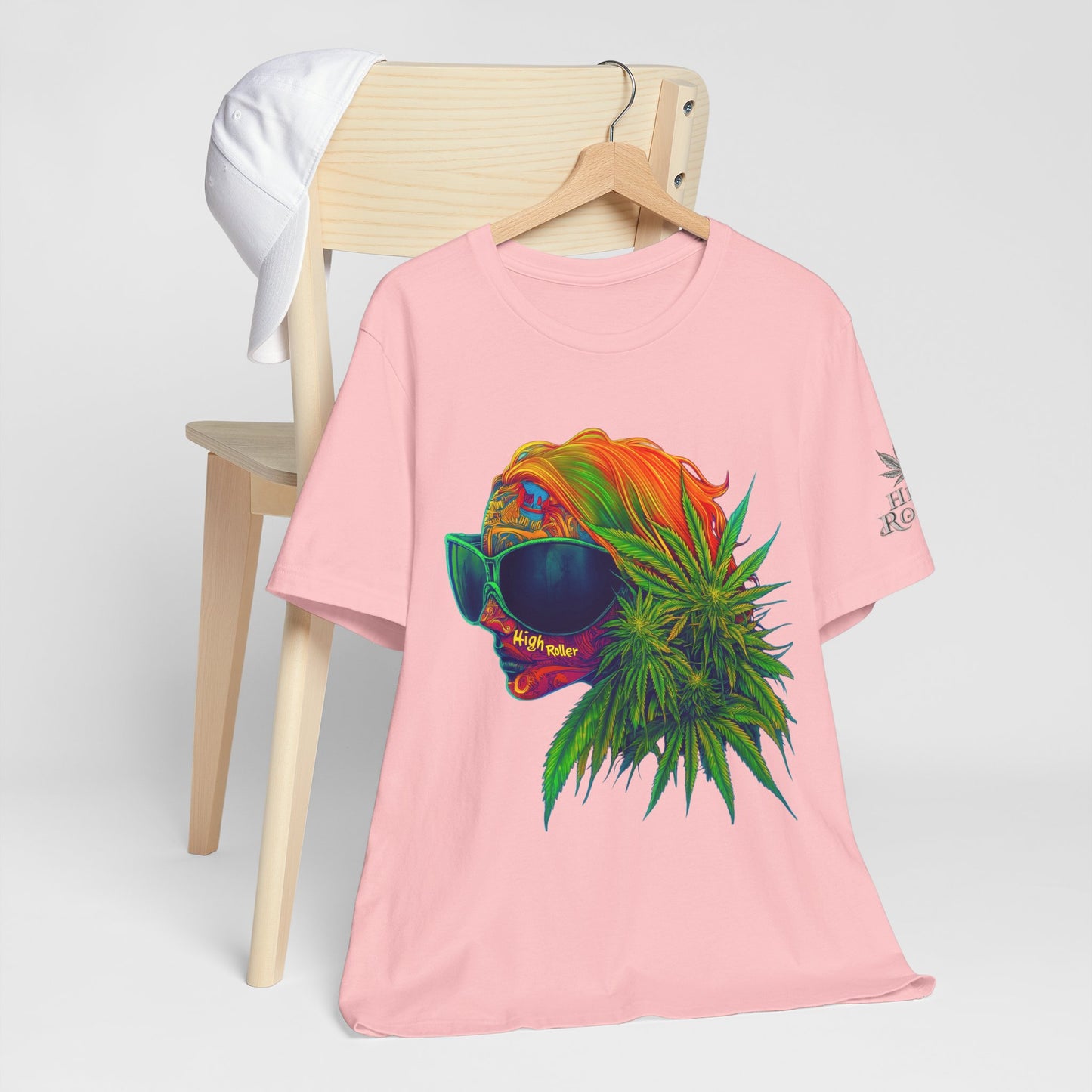 Neon Dreams Tee - Premium Airlume Cotton Cannabis Culture Psychedelic Profile Art