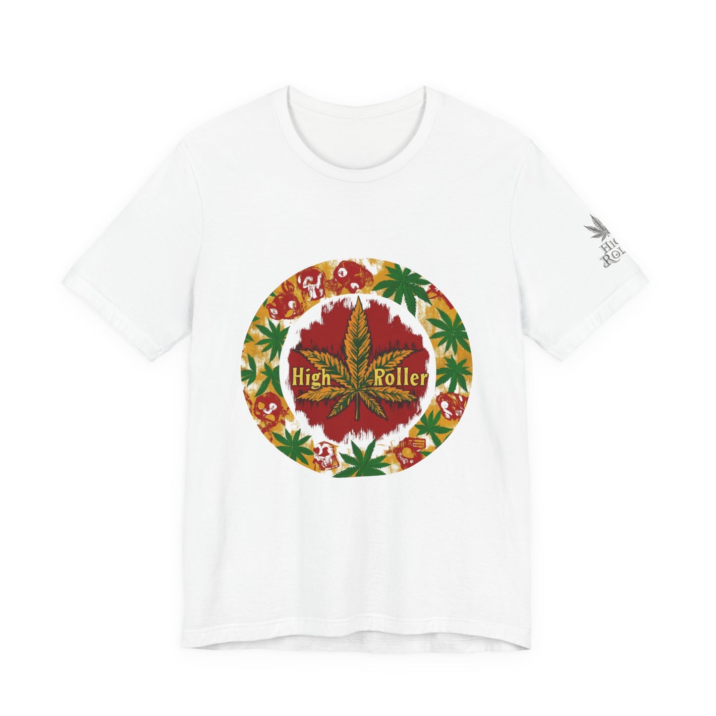 Latino Sol Tee - Premium Airlume Cotton Cannabis Culture Latin Folk Art Design