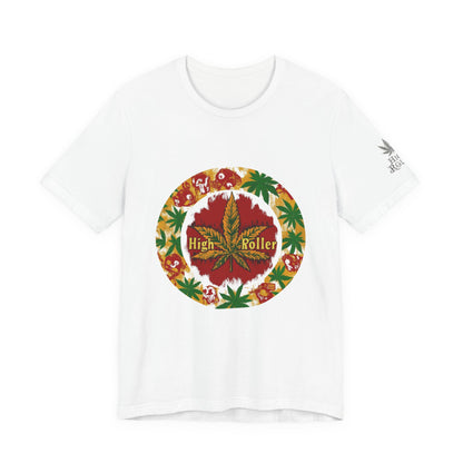 Latino Sol Tee - Premium Airlume Cotton Cannabis Culture Latin Folk Art Design