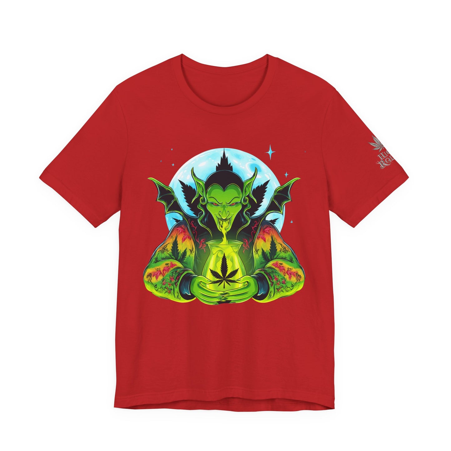 Mystic Dragon Guardian Cannabis Meditation T-Shirt - Premium Psychedelic 420 Apparel